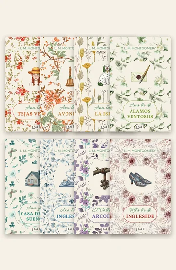 Los ocho libros de la serie de Ana