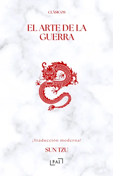 Tapa de El arte de la guerra, de Sun Tzu (tapa blanca)
